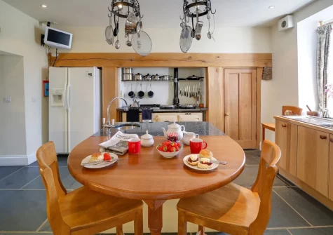 The kitchen at Porthcothan House, Porthcothan