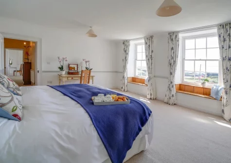 Bedroom #3 at Porthcothan House, Porthcothan