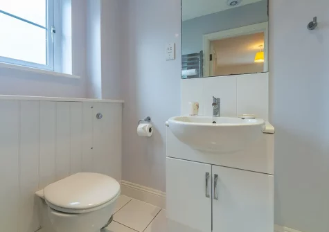 Bedroom #1 en-suite at Porthia, Lelant