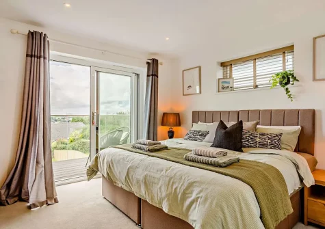 Bedroom #1 at Portside, Polruan