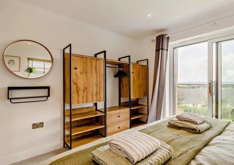 Bedroom #1 at Portside, Polruan