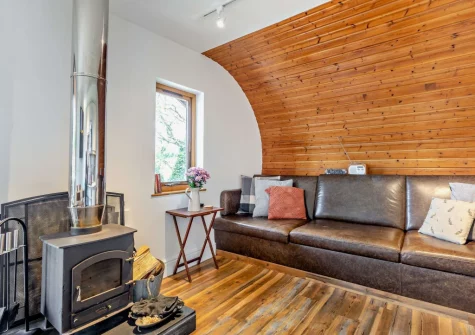 The living area at Potbelly, Westward Ho!