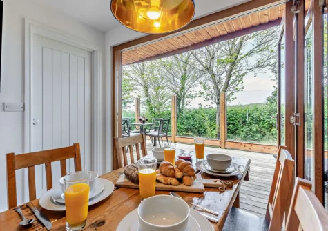 The dining area at Potbelly, Westward Ho!