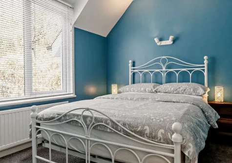Bedroom #1 at Primrose Cottage at Greatrock Farm, Hennock