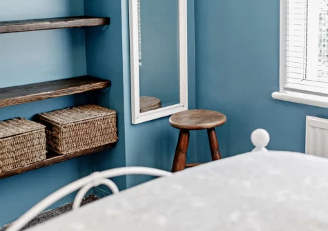 Bedroom #1 at Primrose Cottage at Greatrock Farm, Hennock