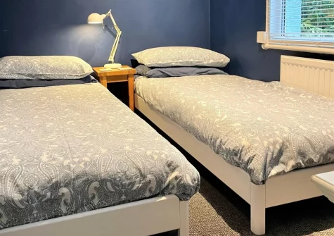 Bedroom #2 at Primrose Cottage at Greatrock Farm, Hennock