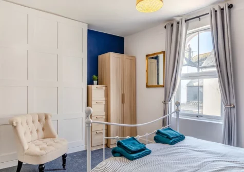 Bedroom #1 at Primrose Cottage, Teignmouth