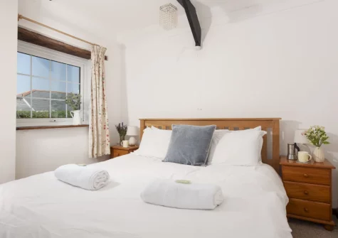 Bedroom #1 at Primrose Cottage, Treyarnon