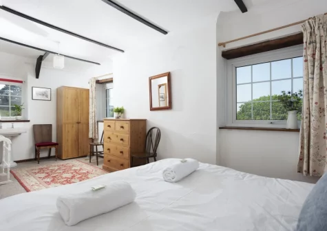 Bedroom #1 at Primrose Cottage, Treyarnon