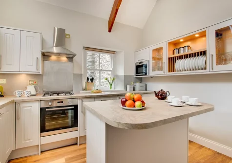 The kitchen at Primrose House, Padstow