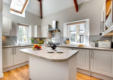 The kitchen at Primrose House, Padstow