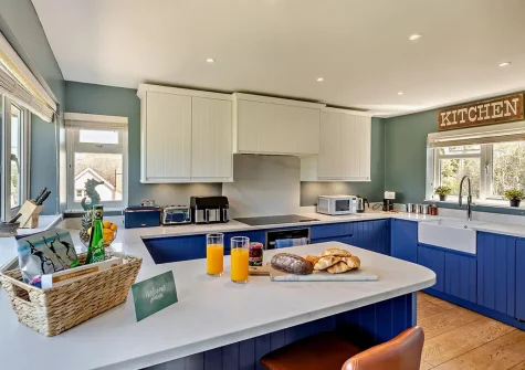 The kitchen at Priory Stables, Croyde
