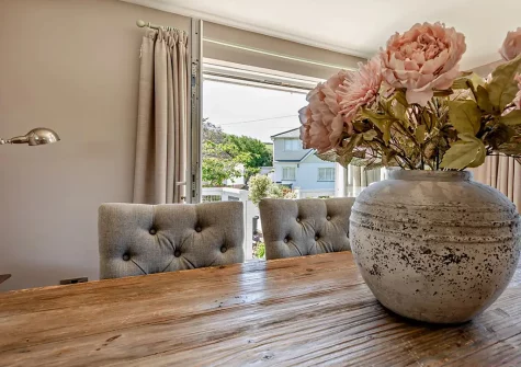 The dining room at Priory Stables, Croyde