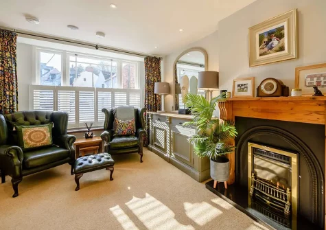 The living room at Prospect House, Appledore