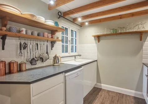 The kitchen at Prospect House, Coverack