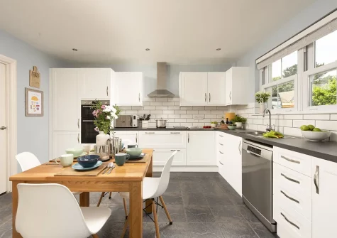 The kitchen at Puffin Way, Lelant