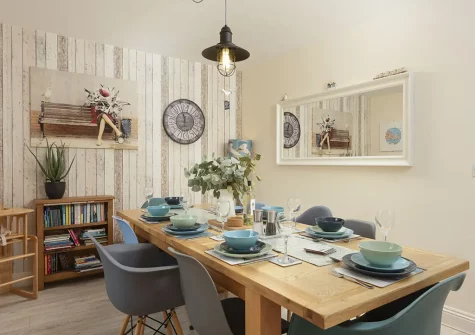 The dining room at Puffin Way, Lelant
