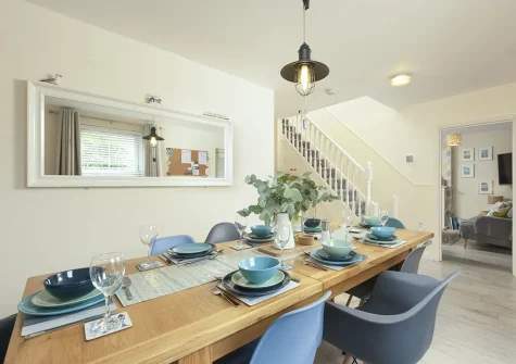 The dining room at Puffin Way, Lelant