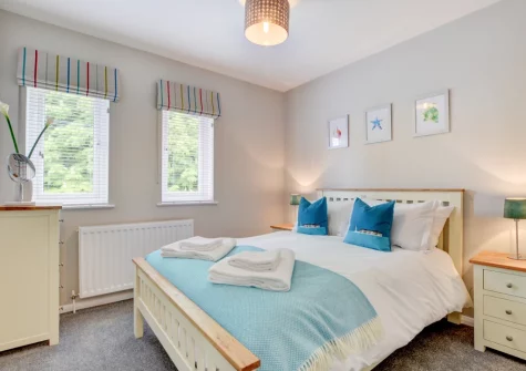 Bedroom #1 at Puffins Retreat, Braunton