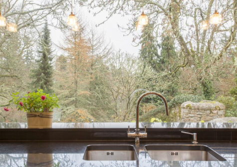The kitchen at Puggiestone House, Chagford