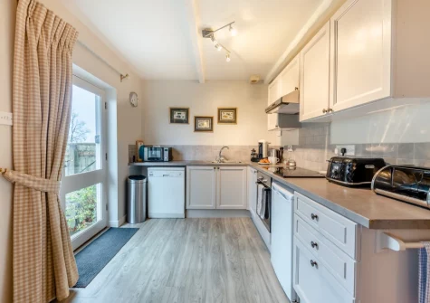 The kitchen at Pyworthy Cottage, North Tamerton
