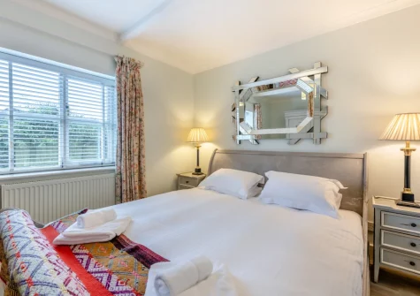 Bedroom #1 at Pyworthy Cottage, North Tamerton