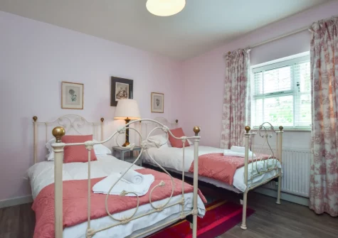 Bedroom #2 at Pyworthy Cottage, North Tamerton