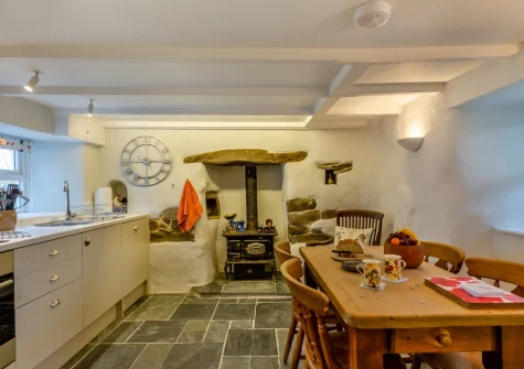 The kitchen at Quarry Cottage, Veryan