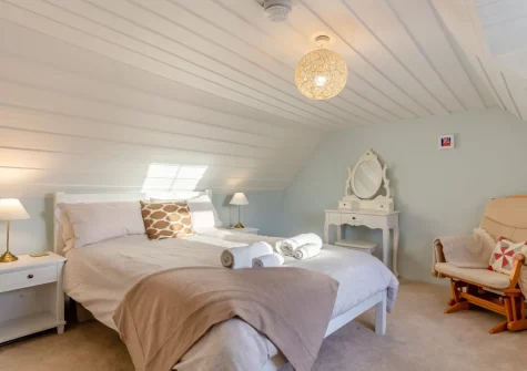 Bedroom #1 at Quarry Cottage, Veryan
