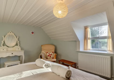 Bedroom #1 at Quarry Cottage, Veryan
