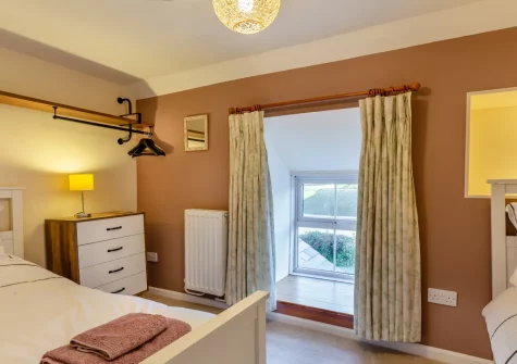Bedroom #2 at Quarry Cottage, Veryan