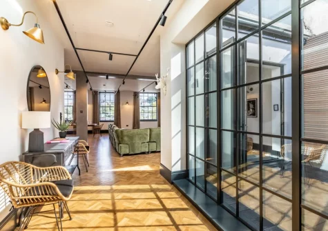 The living area at Quay Loft, Bideford