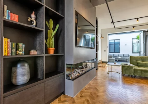 The living area at Quay Loft, Bideford