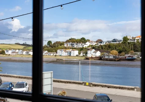 The view from the living area at Quay Loft, Bideford