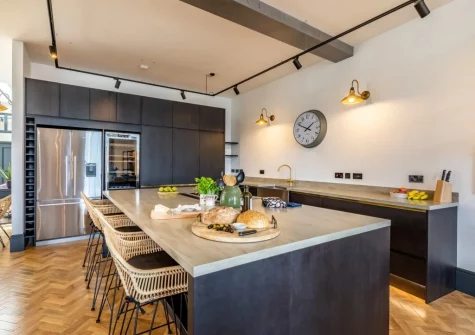 The kitchen at Quay Loft, Bideford