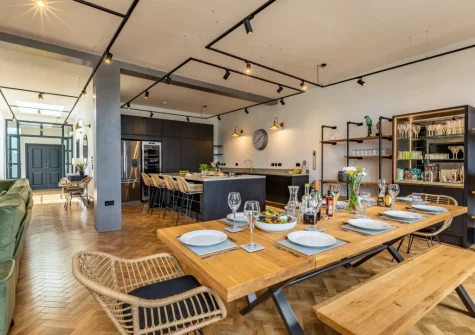 The dining area at Quay Loft, Bideford