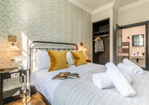 Bedroom #3 & en-suite shower room at Quay Loft, Bideford