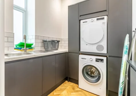 The utility room at Quay Loft, Bideford
