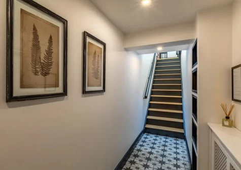The entrance hallway at Quay Loft, Bideford