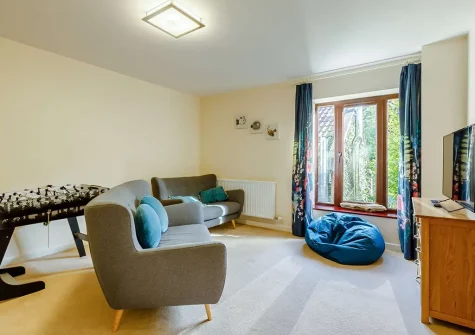 The snug / games room at Quay West, Lee