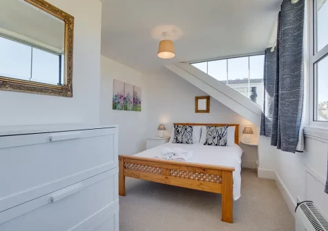 Bedroom #1 at Quayside Apartment, The Wharf, St Ives