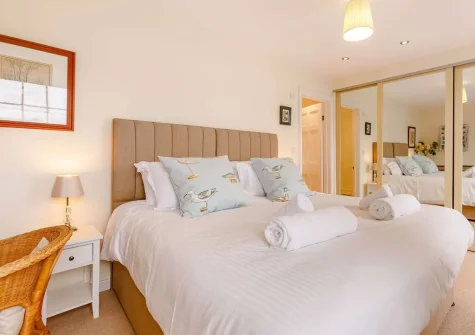 Bedroom #1 at Quayside, Appledore