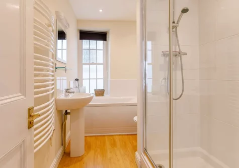 Bedroom #2 en-suite shower room at Quayside, Appledore