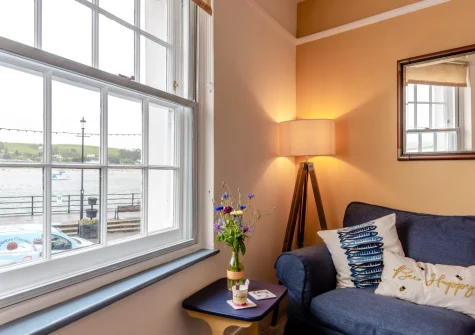 The living room at Quayside Corner, Appledore