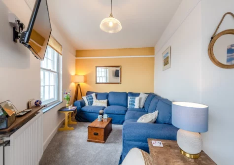 The living room at Quayside Corner, Appledore