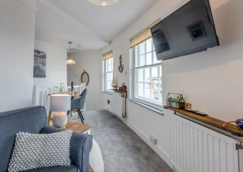 The living room at Quayside Corner, Appledore