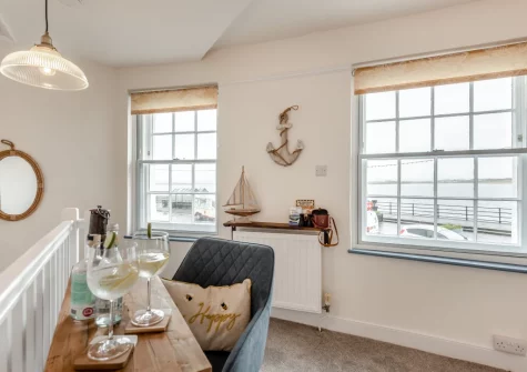 The living room at Quayside Corner, Appledore