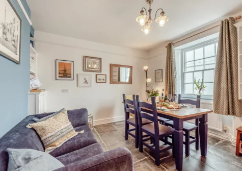 The dining room at Quayside Corner, Appledore