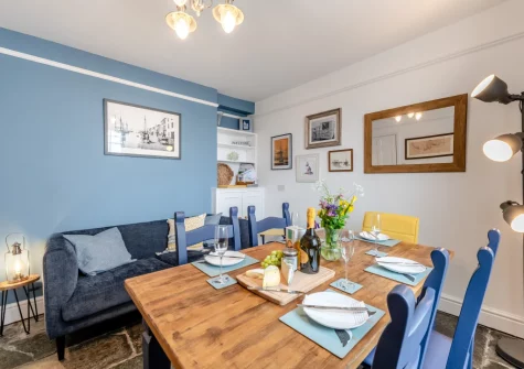 The dining room at Quayside Corner, Appledore