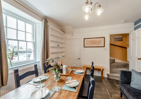 The dining room at Quayside Corner, Appledore